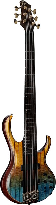 Ibanez Premium BTB1936 Bass Guitar (with Gig Bag), Sunset Fade Low Gloss, Serial Number 241203022, Body Left Front