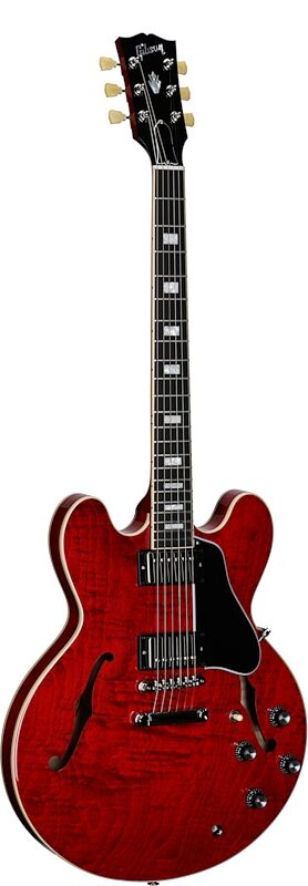 Gibson ES-335 Figured Electric Guitar (with Case), Sixties Cherry, Serial Number 202950209, Body Left Front