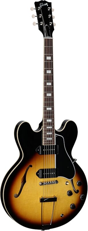 Gibson ES-330 Hollow Body Electric Guitar (with Case), Tobacco Sunburst, Serial Number 233840082, Body Left Front
