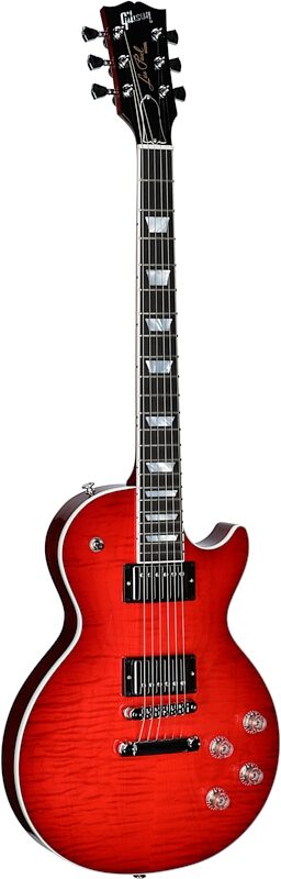 Gibson Les Paul Modern Figured AAA Electric Guitar (with Case), Cherry Burst, Serial Number 212740158, Body Left Front