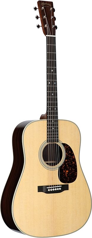 Martin D-28-v2 Acoustic Guitar (with Case), Natural, Serial Number M2946920, Body Left Front