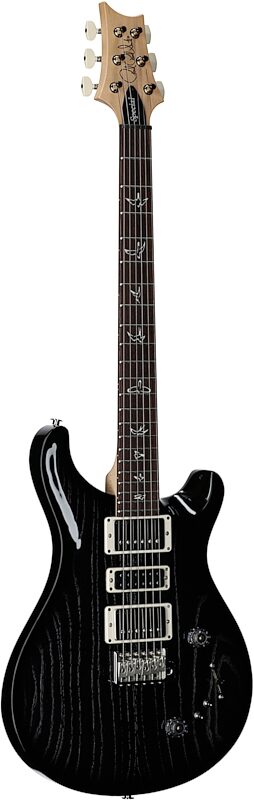 PRS Paul Reed Smith Swamp Ash Special Electric Guitar, with Rosewood Fingerboard (with Gig Bag), Black Doghair Smokeburst, Serial Number 0404071, Body Left Front