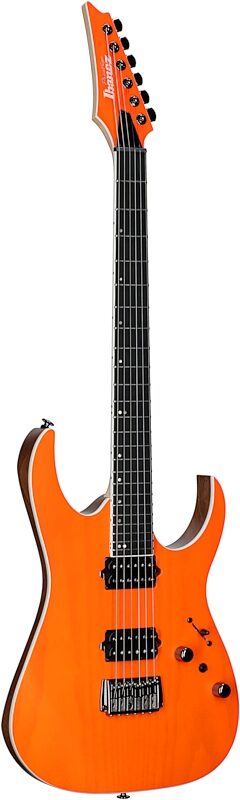 Ibanez RGR5221 Prestige Electric Guitar (with Case), Transparent Fluorescent Orange, Serial Number 210002F2508104, Body Left Front