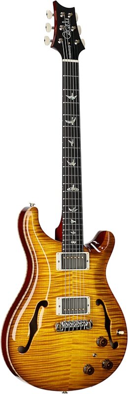PRS Paul Reed Smith Hollowbody II 10-Top Electric Guitar (with Case), McCarty Sunburst, Serial Number 0396065, Body Left Front