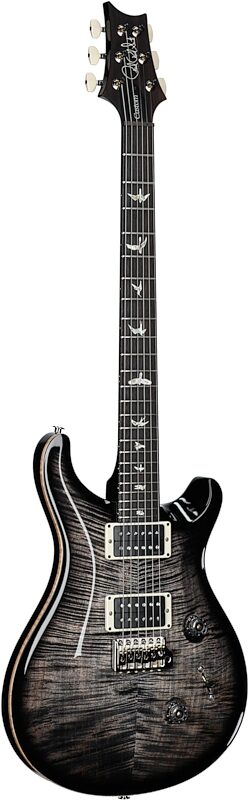 PRS Paul Reed Smith Custom 24 Gen III Electric Guitar (with Case), Charcoal Burst, Serial Number 0403082, Body Left Front