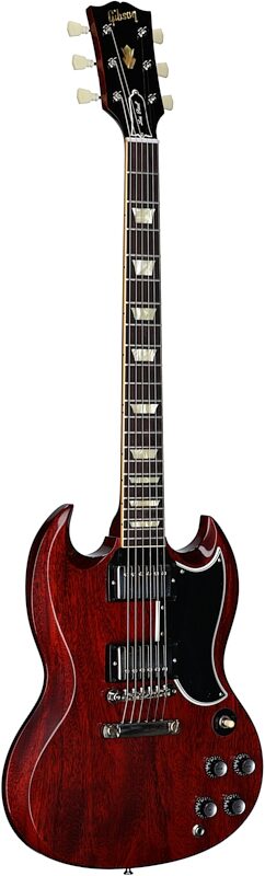 Gibson Custom 61 SG Standard VOS Electric Guitar (with Case), Cherry, with Nickel Hardware, Serial Number 501431, Body Left Front
