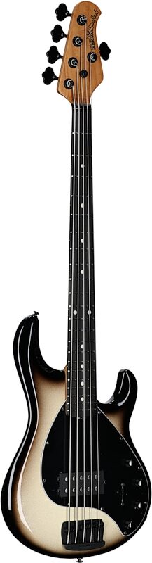 Ernie Ball Music Man StingRay 5 Special Electric Bass, 5-String (with Case), Brulee, Ebony Fretboard, Serial Number K07626, Body Left Front