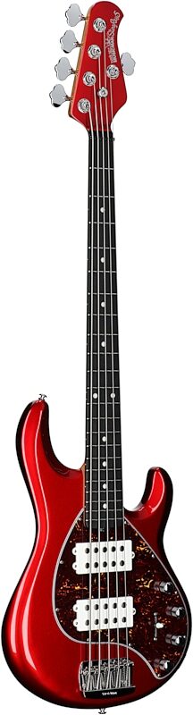 Ernie Ball Music Man StingRay 5 Special HH Electric Bass (with Case), Candyman, Serial Number K07988, Body Left Front