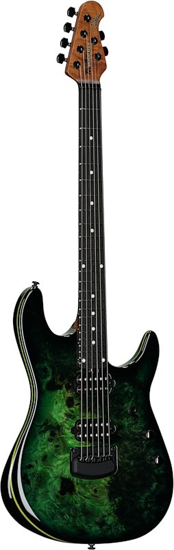 Ernie Ball Music Man Jason Richardson Cutlass HT Electric Guitar, (with Gig Bag), Kokiri Forest Green, Serial Number S12054, Body Left Front