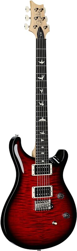 PRS Paul Reed Smith CE24 Electric Guitar (with Gig Bag), Fire Red Wraparound Smokeburst, Serial Number 0405650, Body Left Front