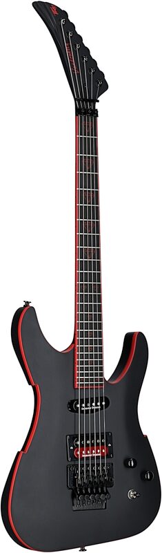 Peavey Vandenberg Electric Guitar (with Case), Matte Black, Serial Number 0ARCFA2000120, Body Left Front