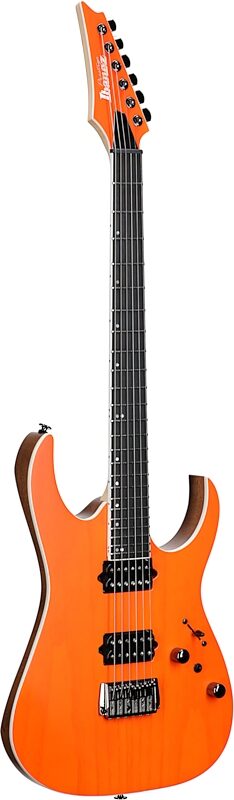 Ibanez RGR5221 Prestige Electric Guitar (with Case), Transparent Fluorescent Orange, Serial Number 210002F2513175, Body Left Front