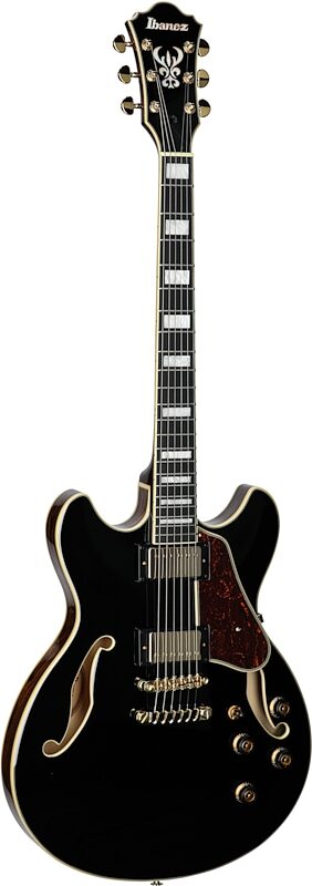Ibanez AS93BC Artcore Expressionist Semi-hollowbody Electric Guitar, Black, Body Left Front