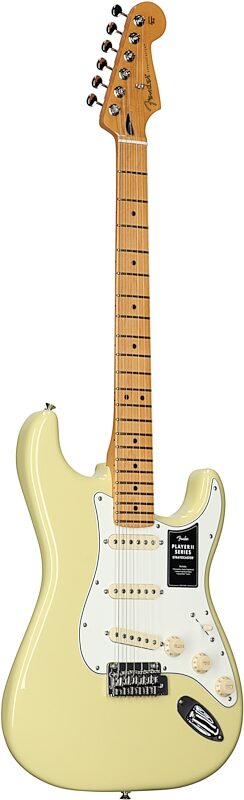 Fender Player II Stratocaster Electric Guitar, with Maple Fingerboard, Hialeah Yellow, Body Left Front