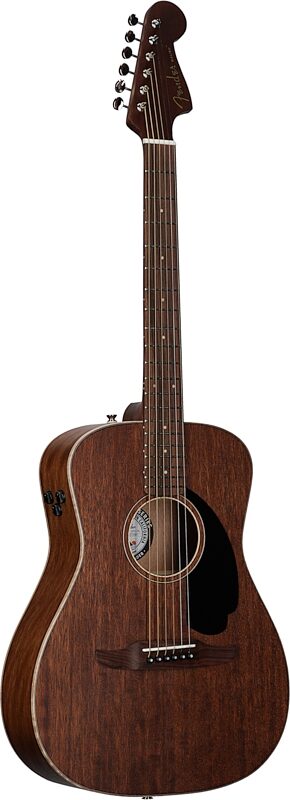 Fender Malibu Special Small Acoustic-Electric Guitar (with Gig Bag), Natural, Body Left Front