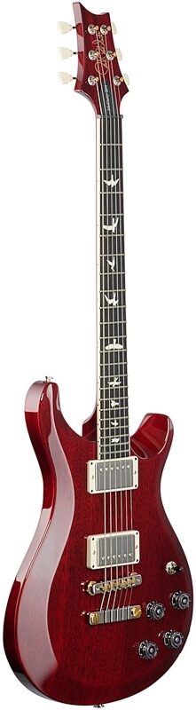 PRS Paul Reed Smith S2 McCarty 594 Thinline Electric Guitar (with Gig Bag), Vintage Cherry, Body Left Front