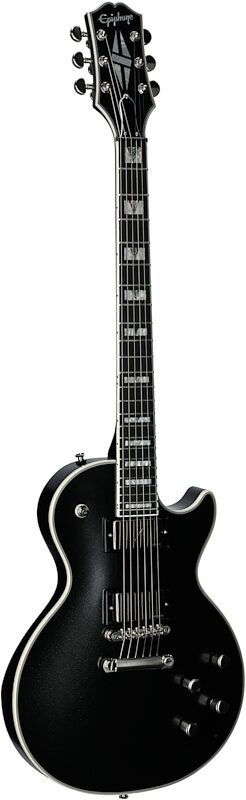 Epiphone Les Paul Prophecy Electric Guitar, Aged Jet Black Metallic, Body Left Front