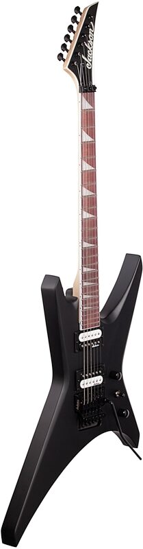 Jackson JS Series Warrior JS32 Electric Guitar, Amaranth Fingerboard, Satin Black, Body Left Front