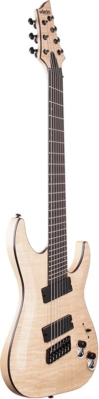 Schecter C-7 MS SLS Elite Electric Guitar, Gloss Natural, Body Left Front