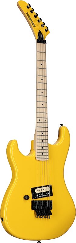 Kramer Baretta Original Series Electric Guitar, Left-Handed, Bumblebee Yellow, Body Left Front