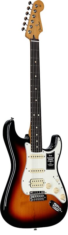 Fender Player II Stratocaster HSS Electric Guitar, with Rosewood Fingerboard, 3-Color Sunburst, Body Left Front