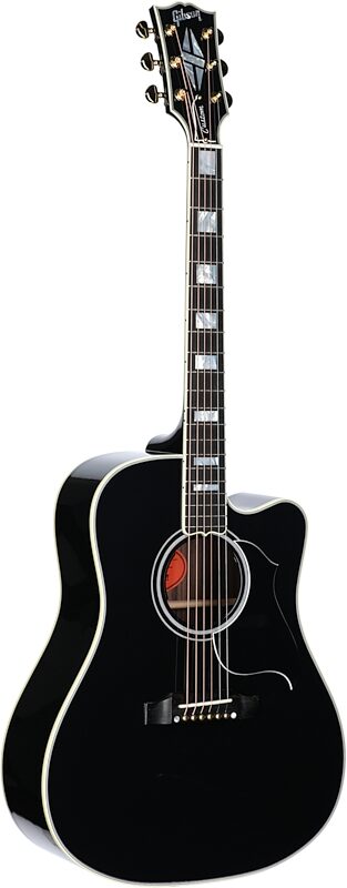 Gibson Custom Songwriter EC Custom Acoustic-Electric (with Case), Ebony, Body Left Front