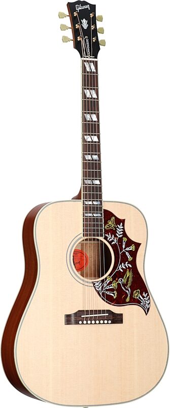 Gibson Hummingbird Faded Acoustic-Electric Guitar (with Case), Antique Natural, Body Left Front