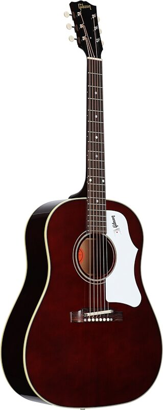 Gibson '60s J-45 Original Acoustic Guitar (with Case), Wine Red, Blemished, Body Left Front