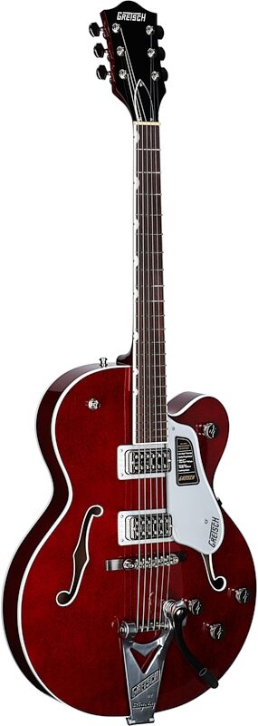 Gretsch Pro Collection Tennessean Electric Guitar (with Case), Deep Cherry, Body Left Front