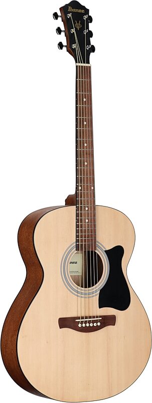 Ibanez IJVC50 Jam Pack Grand Concert Acoustic Guitar Package, Open Pore Natural, Body Left Front