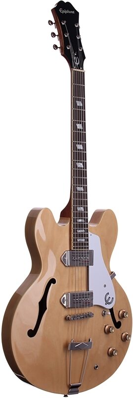 Epiphone Casino Electric Guitar, Natural, Body Left Front