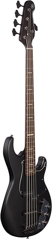 Yamaha BB735A Electric Bass Guitar, 5-String (with Gig Bag), Black, Body Left Front