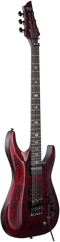 Schecter C1FRS Apocalypse Electric Guitar, Red Reign, Body Left Front