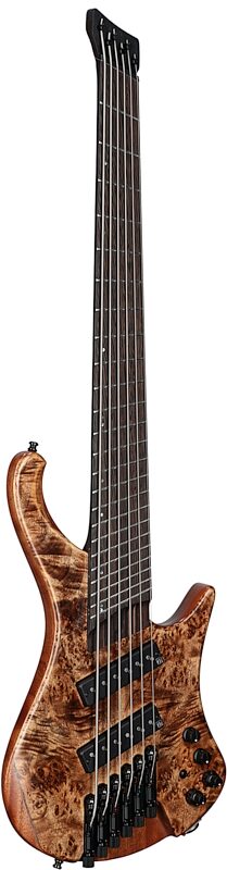 Ibanez EHB1506MS Bass Guitar, 6-String (with Gig Bag), Antique Brown, Body Left Front
