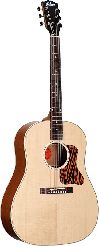 Gibson J-35 '30s Faded Acoustic-Electric Guitar (with Case), Antique Natural, Body Left Front