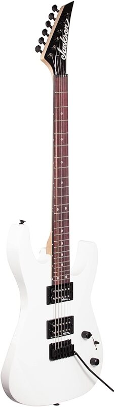 Jackson JS Series Dinky JS12 Electric Guitar, Amaranth Fingerboard, Snow White, Body Left Front