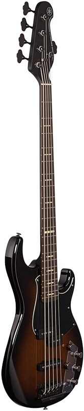Yamaha BB735A Electric Bass Guitar, 5-String (with Gig Bag), Sunburst, Customer Return, Blemished, Body Left Front