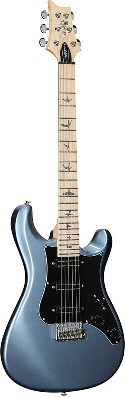 PRS Paul Reed Smith SE NF3 Electric Guitar, with Maple Fingerboard (with Gig Bag), Ice Blue Metallic, Body Left Front