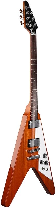 Gibson Flying V Electric Guitar (with Case), Antique Natural, Body Left Front