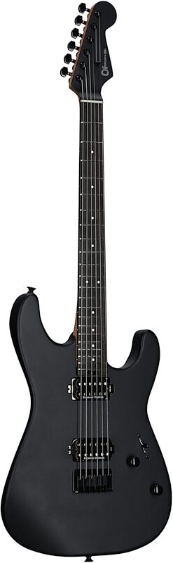 Charvel Pro-Mod Plus SD1 HH HT Electric Guitar, with Ebony Fingerboard, Scorched Earth, Body Left Front