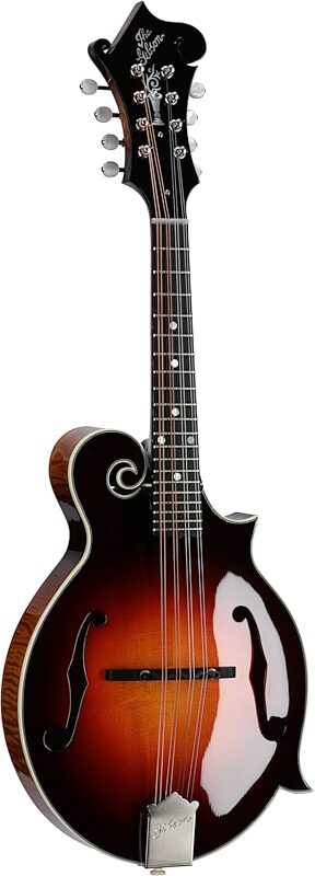 Gibson Custom F-5G Mandolin (with Case), Dark Burst, Body Left Front