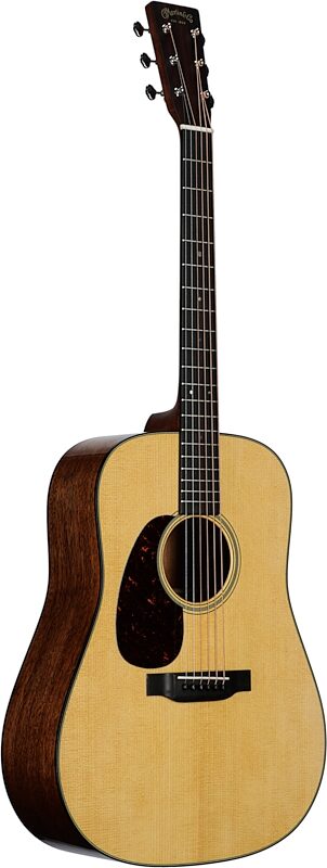 Martin D-18 Acoustic Guitar, Left-Handed (with Case), New, Body Left Front