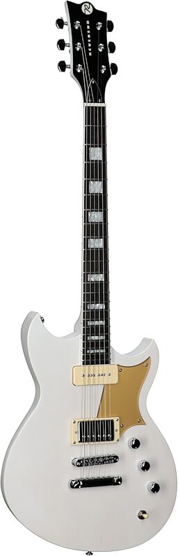 Reverend Sensei H90 Electric Guitar, Transparent White, Body Left Front