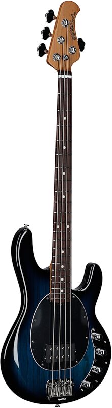 Ernie Ball Music Man StingRay Special Electric Bass (with Mono Case), Pacific Blue, Body Left Front