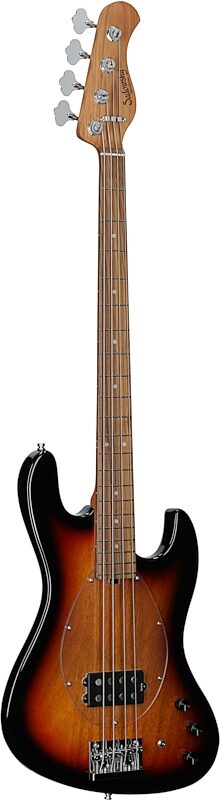 Sadowsky MetroExpress MV4 Electric Bass, Morado Fingerboard (with Gig Bag), Sunburst, Body Left Front