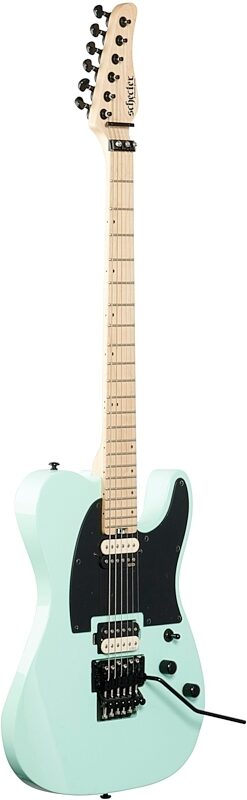 Schecter Sun Valley Super Shredder PTFR Electric Guitar, Seafoam Green, Body Left Front