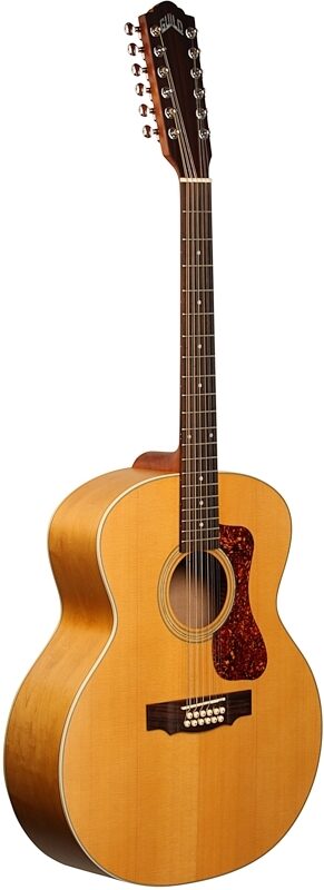 Guild F-2512E Maple Acoustic-Electric Guitar, 12-String, Natural, Body Left Front