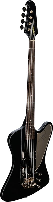Epiphone Rex Brown Thunderbird Electric Bass (with Hard Case), Ebony, Body Left Front