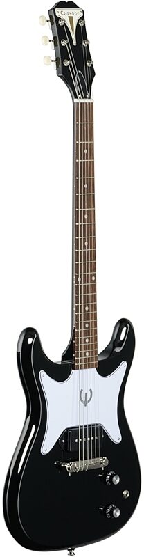 Epiphone Coronet Electric Guitar, Ebony, Body Left Front