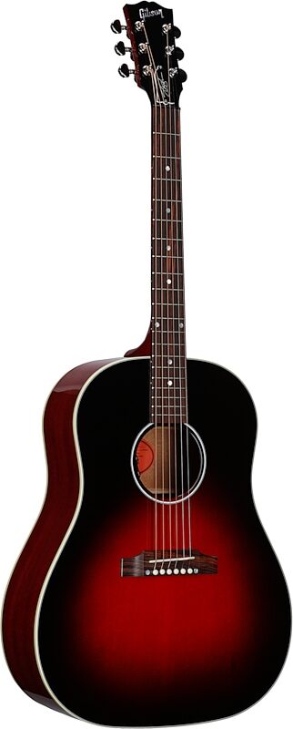 Gibson Slash J-45 Acoustic-Electric Guitar (with Case), Vermillion Burst, Blemished, Body Left Front